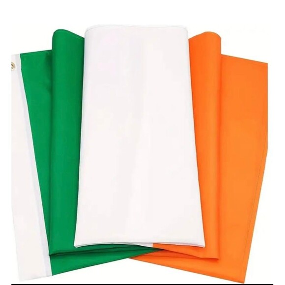 3x5ft Irish Flag Fade Resistant, Durable Canvas, Brass Grommets, Double Stitched - Picture 5 of 5